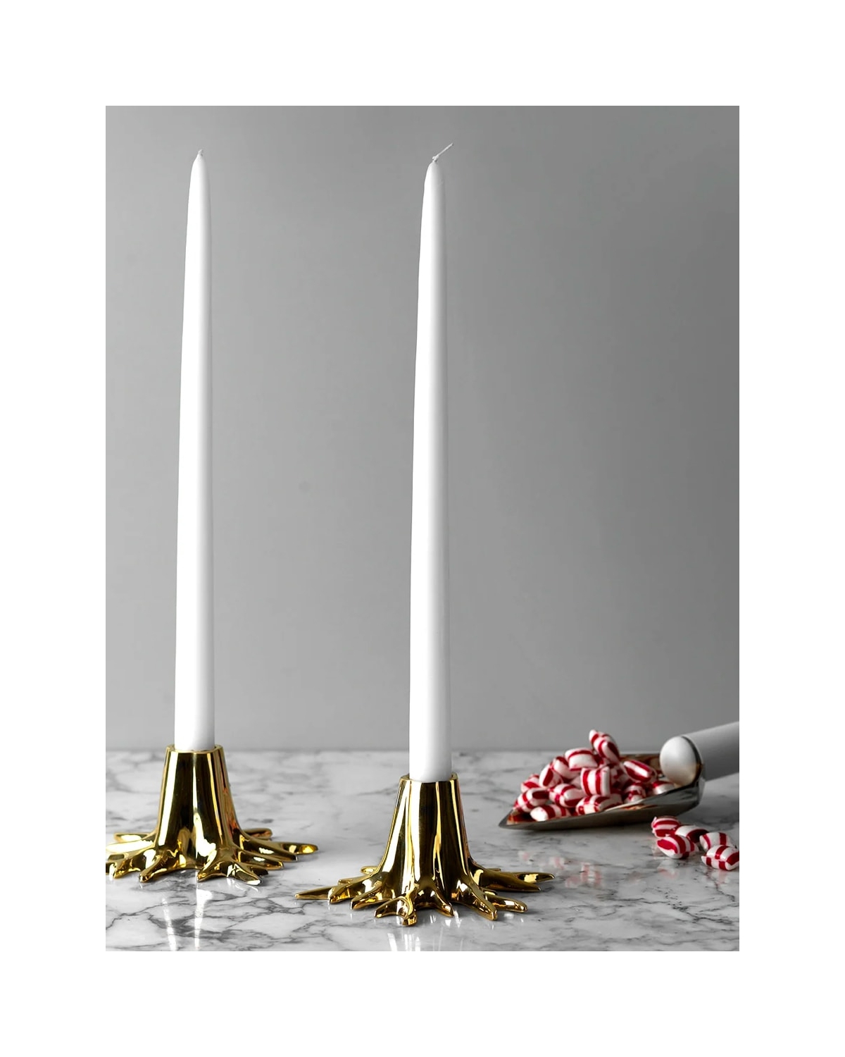Candle Holder “Mini Root" – Gold
